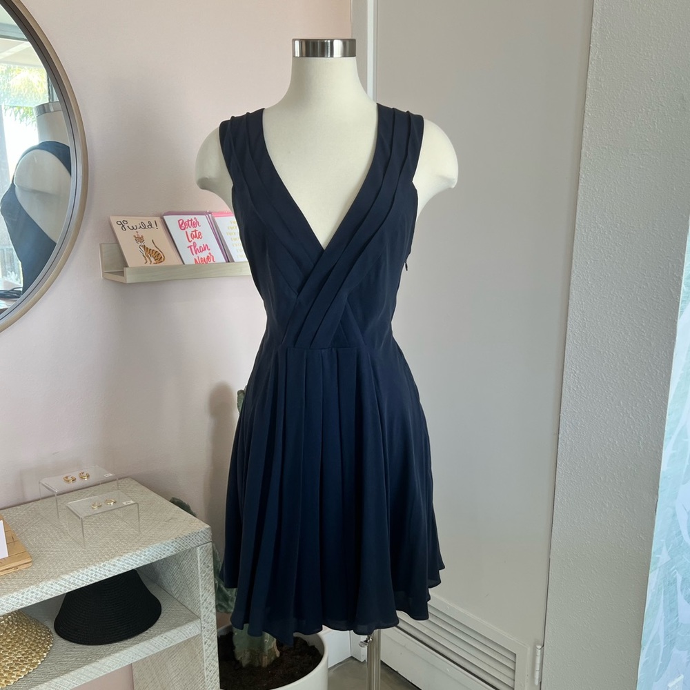 Brand new Elizabeth and James navy blue dress